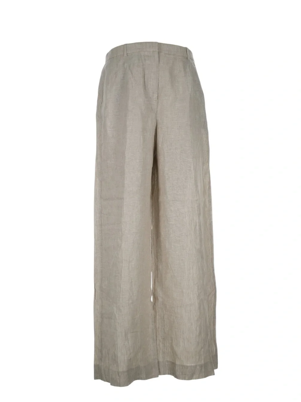 J. Crew Wide Leg Essential Pant in Linen Size 12 Tan Workwear Office Summer NWT